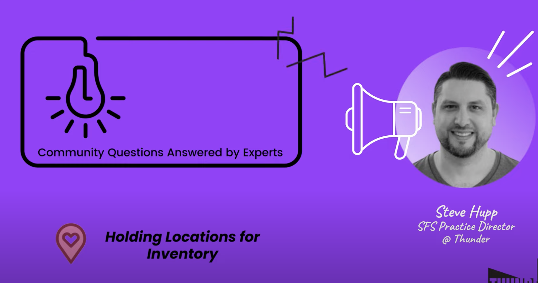 Holding Locations for Inventory